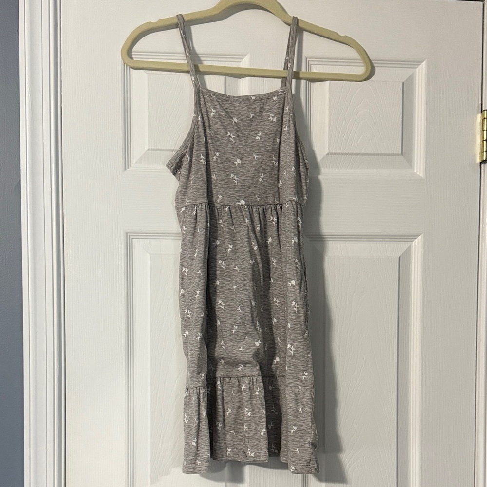 Old Navy Light Gray Tank Top with White Accents